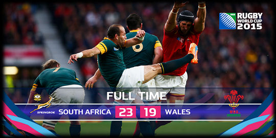 South Africa v Wales QF1 RWC 2015